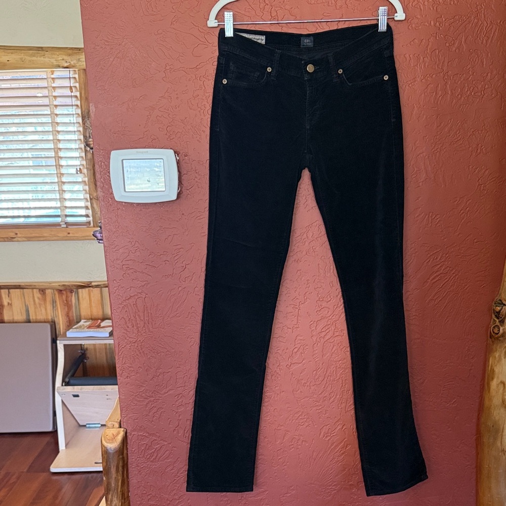 Citizens Of Humanity Ava Stretch Black Straight Leg Pants